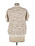 Barefoot Dreams Animal Print Tan Pullover Sweater Size L - photo 2