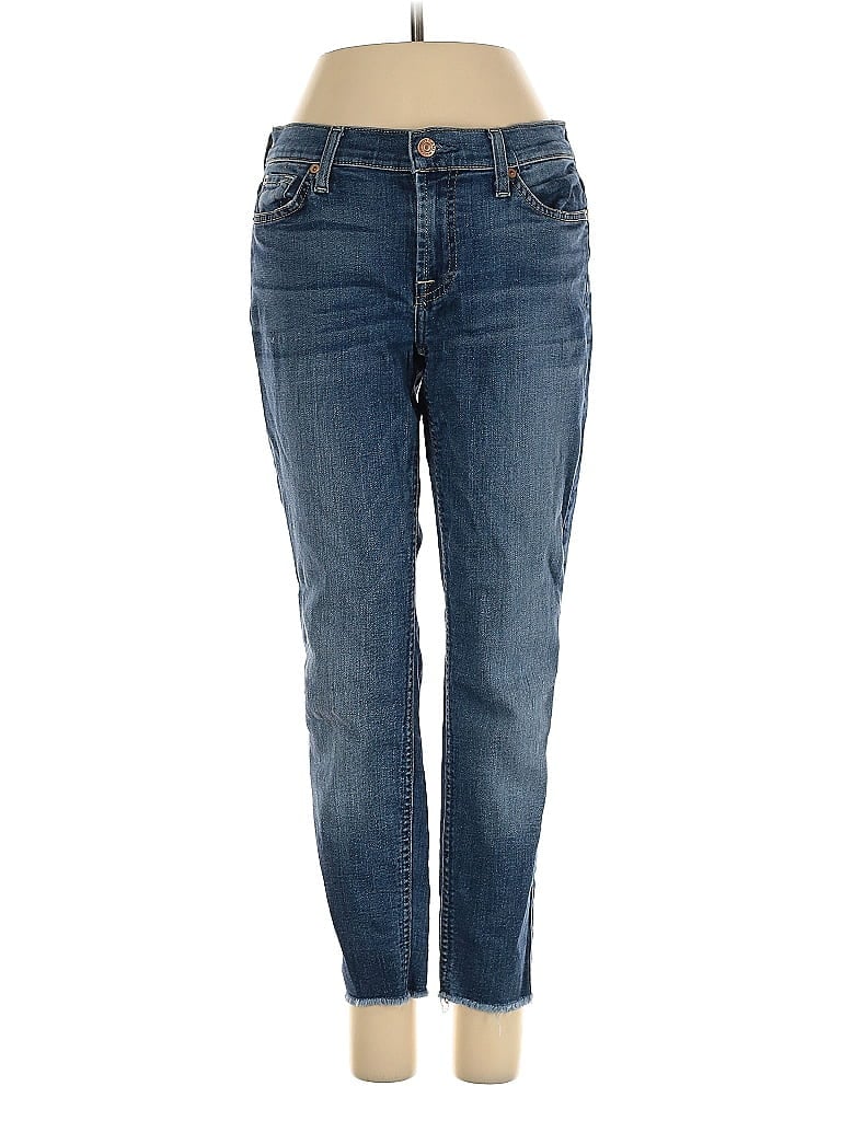 Pre-owned 7 For All Mankind Jeans In Blue