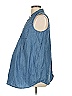 Motherhood Blue Sleeveless Blouse Size L - photo 5