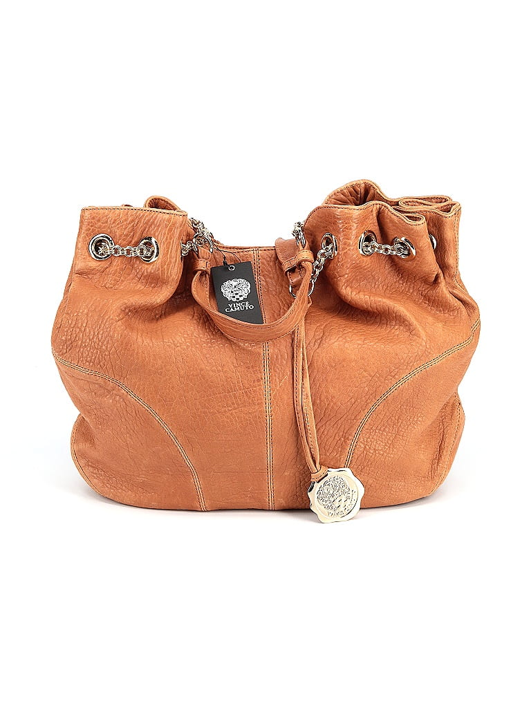 Vince Camuto 100% Leather Tan Leather Shoulder Bag One size - photo 1
