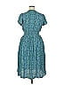 Terra & Sky 100% Viscose Paisley Teal Casual Dress Size 0X - photo 2