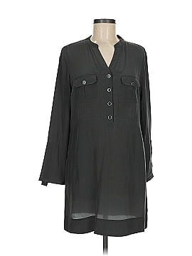 Fossil Long Sleeve Silk Top