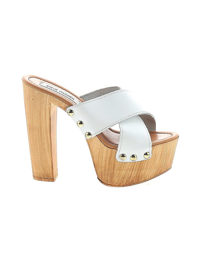 Steve Madden White Heels Size 10 - photo 1