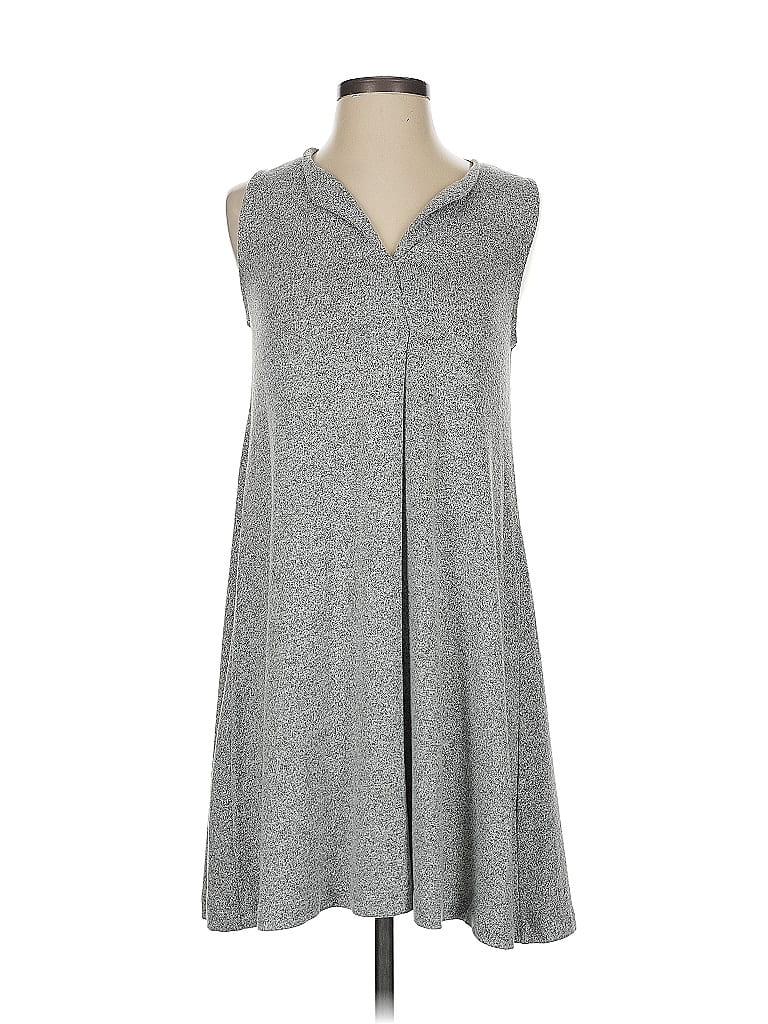 Pre-owned Lou & Grey For Loft Casual Dress In Gray