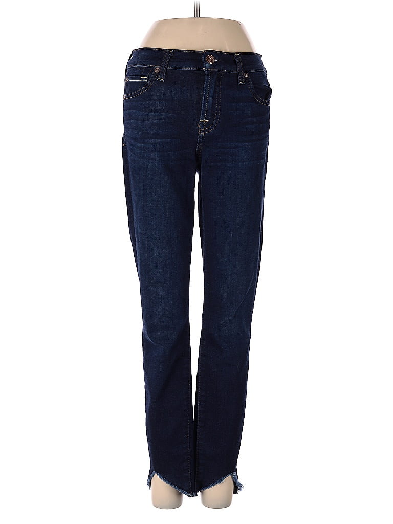 Pre-owned 7 For All Mankind Jeans In Blue
