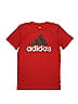 Adidas 100% Polyester Red Active T-Shirt Size 14 (big kids) - photo 1