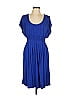 Max Studio Solid Blue Casual Dress Size 13 (estimated) - photo 1