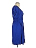 Max Studio Solid Blue Casual Dress Size 13 (estimated) - photo 4