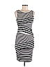 Bailey 44 Stripes Black Cocktail Dress Size M - photo 1