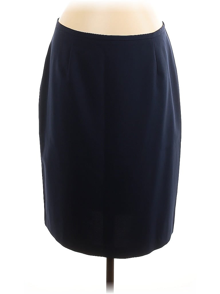 Pre-owned Unbranded Formal Skirt In Blue