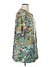 Cuddl Duds Floral Green Short Sleeve T-Shirt Size 1X - photo 4
