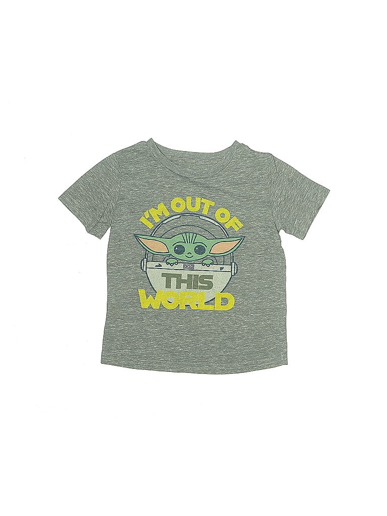 Star Wars Gray Short Sleeve T-Shirt Size 4T - photo 1