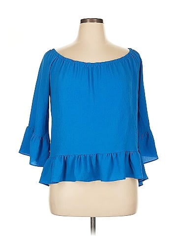 Signature Studio 3/4 Sleeve Blouse (view 1)