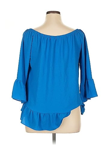Signature Studio 3/4 Sleeve Blouse (view 2)