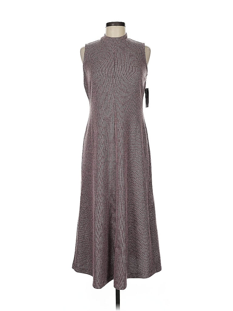 Donna Morgan Chevron-herringbone Gray Casual Dress Size 6 - photo 1