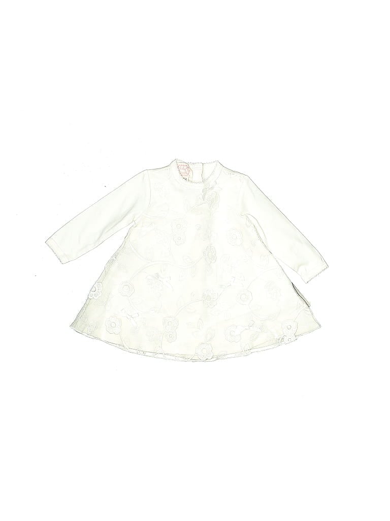 Baby Biscotti 100% Cotton Ivory Dress 6-9 MO / 9 MO - photo 1