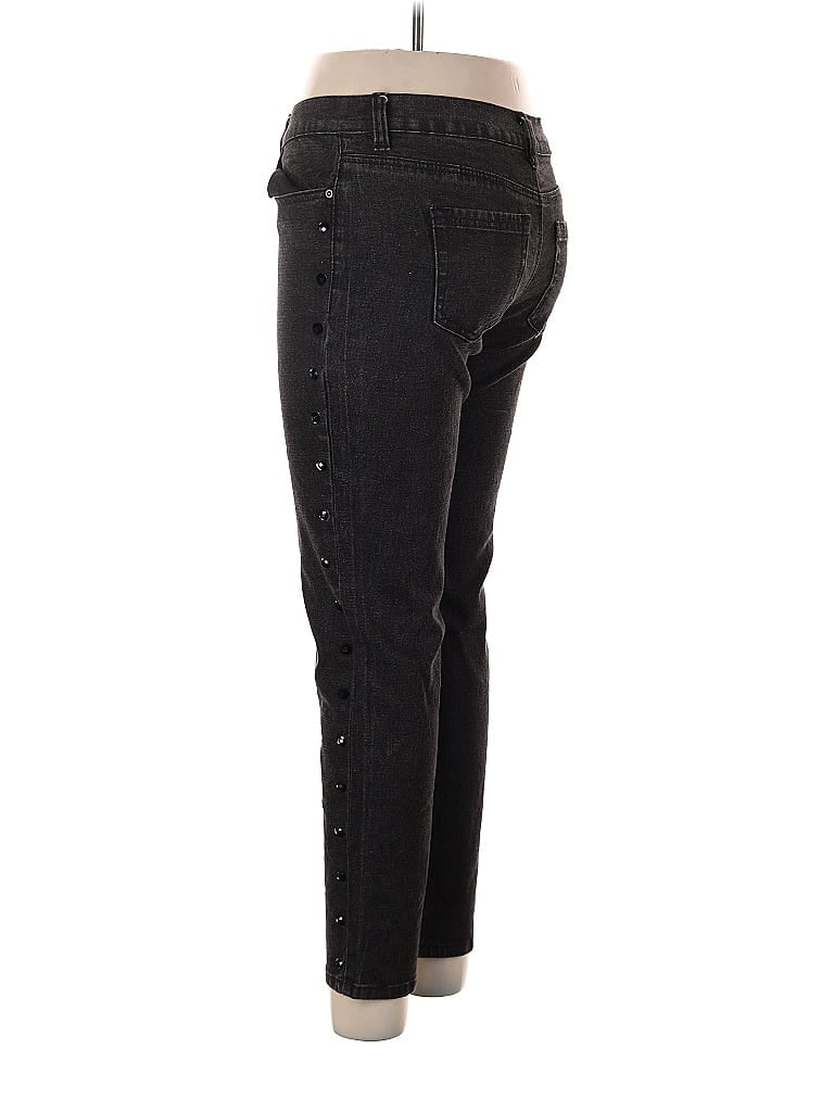 DG^2 by Diane Gilman Stars Black Jeans Size 10 (petite) - photo 1