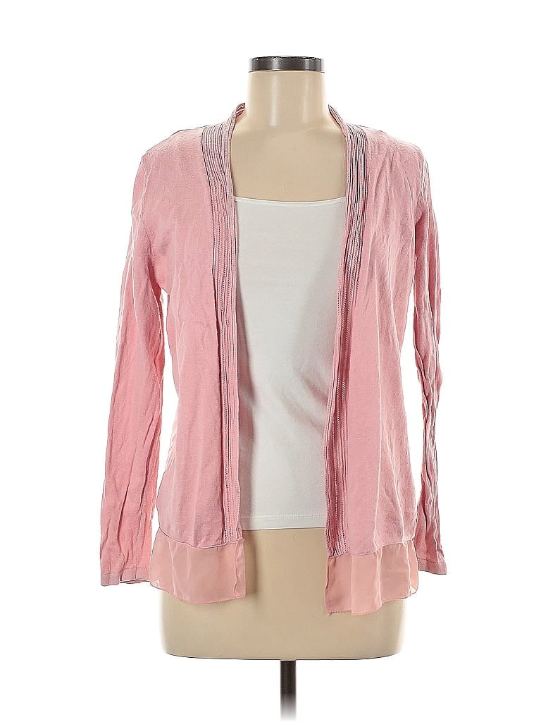 Pre-owned Ann Taylor Loft Outlet Cardigan Sweater In Pink