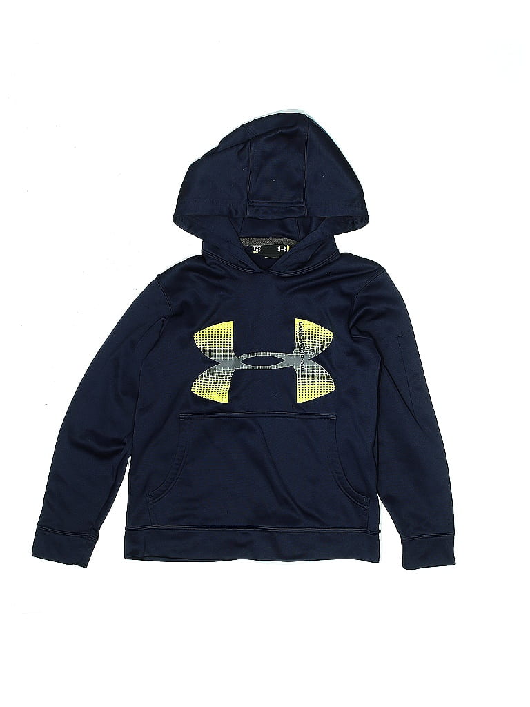 Under Armour 100% Polyester Blue Pullover Hoodie Size XS (big kids) - photo 1