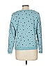 Boden 100% Cotton Polka Dots Blue Pullover Sweater Size L - photo 2