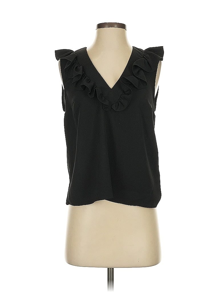 Pre-owned French Connection Sleeveless Blouse In Gray