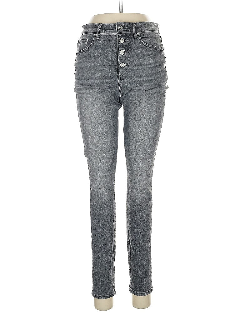 Pre-owned Ann Taylor Loft Jeans In Gray