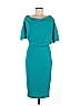 Alexia Admor Solid Teal Cocktail Dress Size M - photo 1
