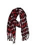Something Navy 100% Polyester Plaid Burgundy Scarf One size - photo 1
