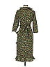 Topshop 100% Polyester Green Casual Dress Size 4 - photo 2