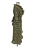 Topshop 100% Polyester Green Casual Dress Size 4 - photo 3