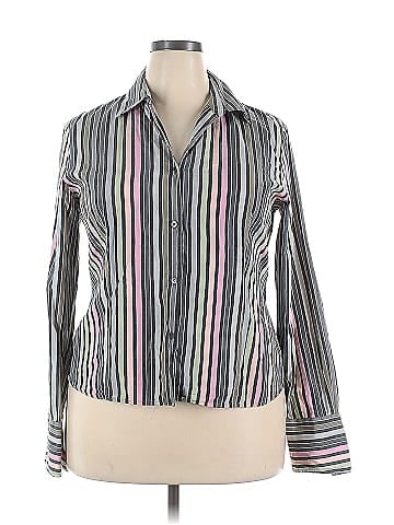 Doncaster Collection Long Sleeve Silk Top (view 1)