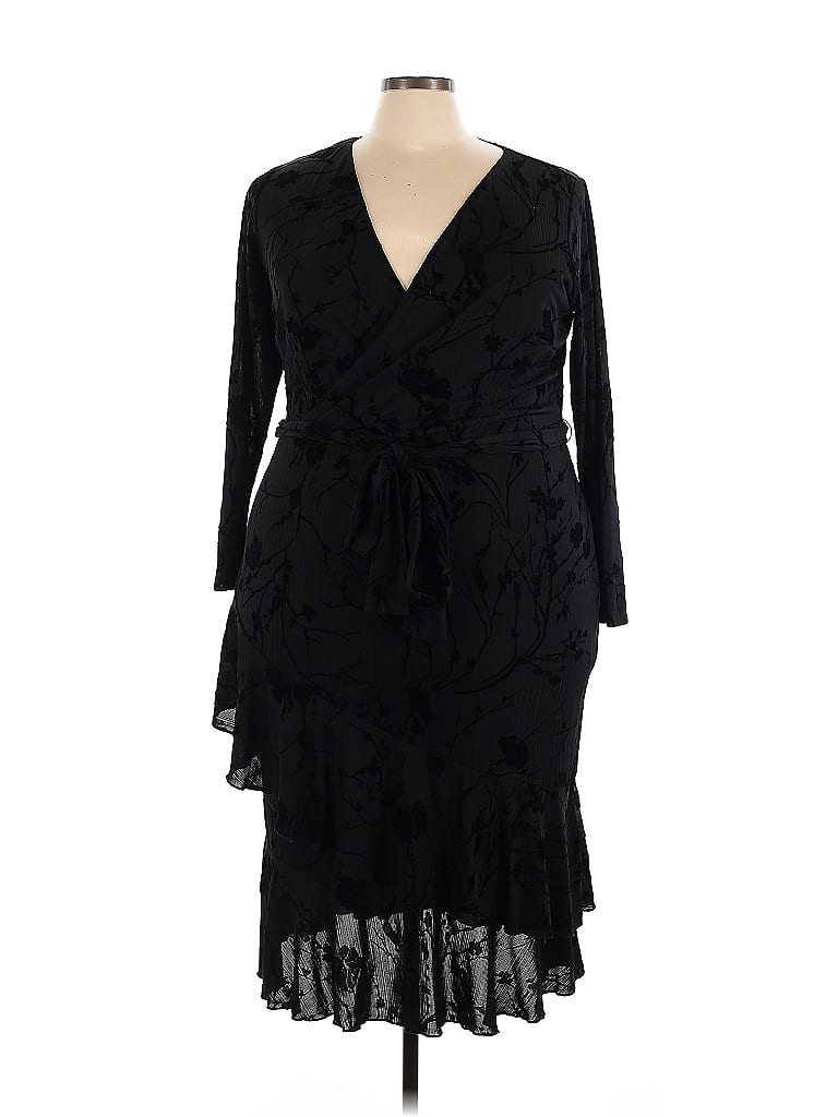 RACHEL Rachel Roy Black Cocktail Dress Size 22 - photo 1