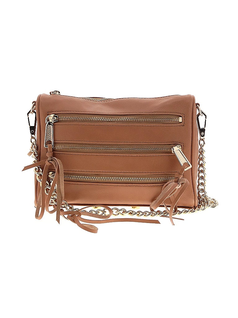 Rebecca Minkoff 100% Leather Tan Leather Crossbody Bag One size - photo 1