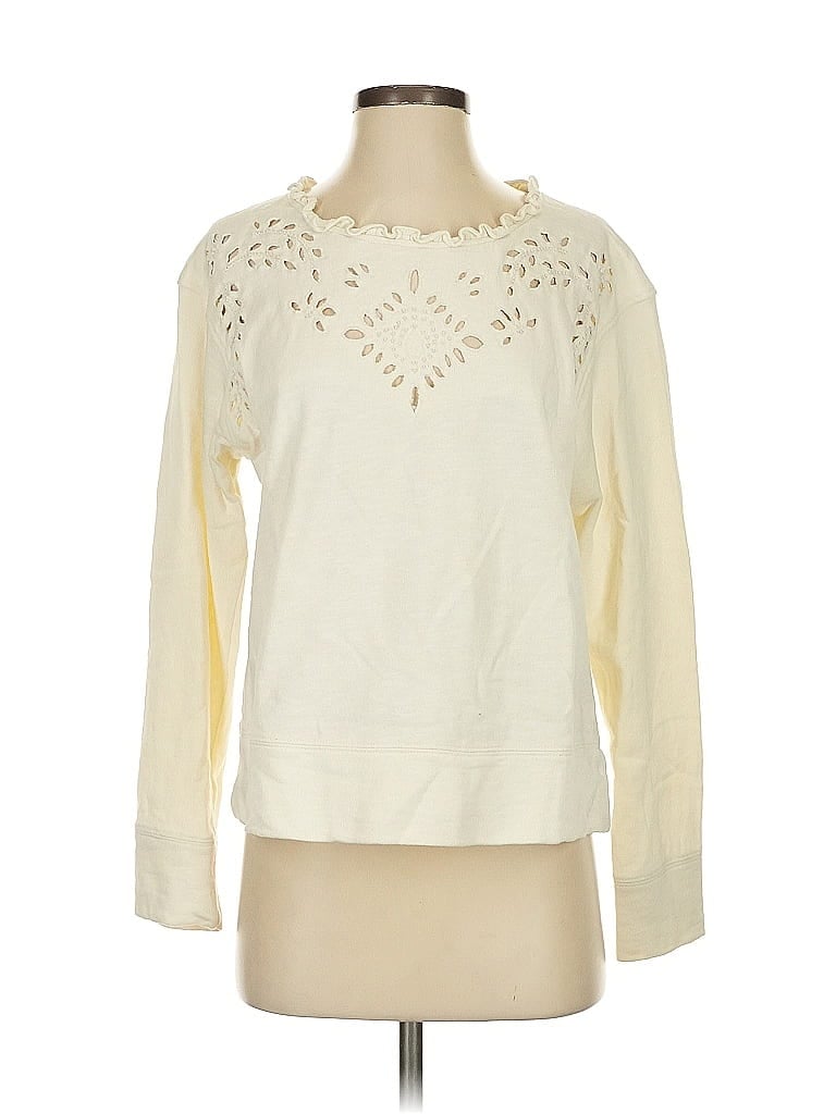 Pre-owned Paul & Joe Sister Pullover Sweater In White