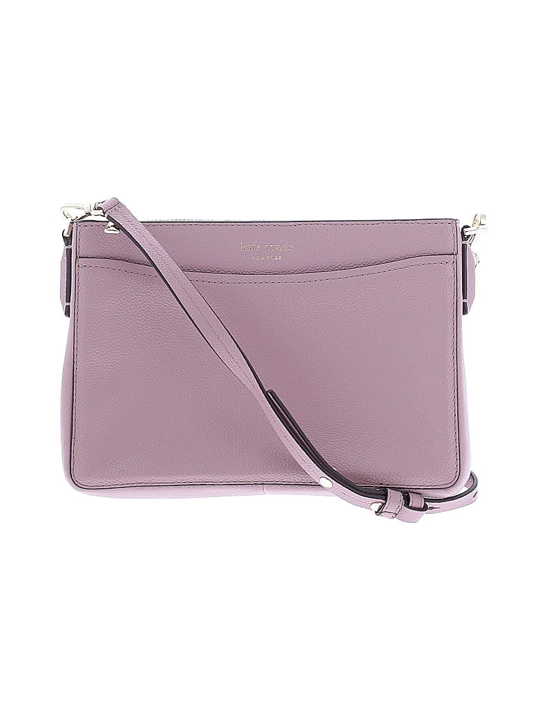 Kate Spade New York 100% Leather Purple Leather Crossbody Bag One size - photo 1