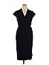 The Fold Solid Black Blue Cocktail Dress Size 14 - photo 1