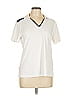 Lillie Green Ivory Short Sleeve Polo Size L - photo 1