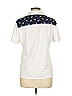 Lillie Green Ivory Short Sleeve Polo Size L - photo 2