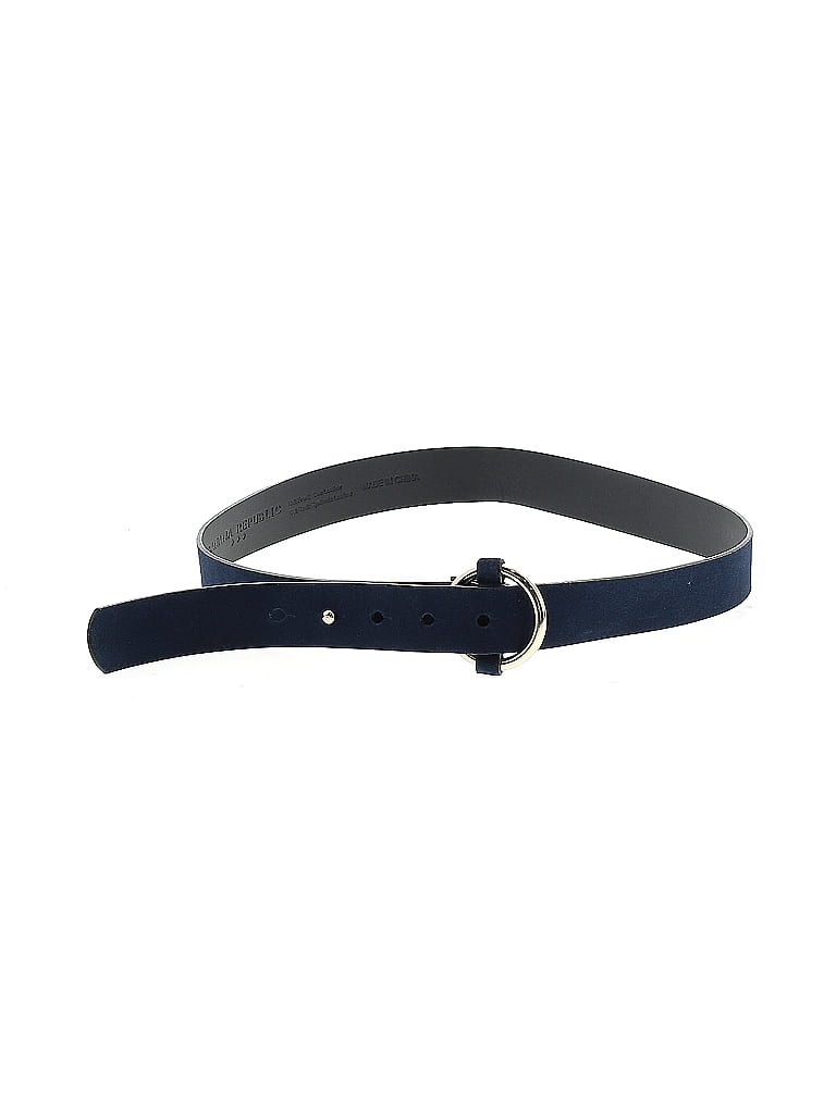 Banana Republic Factory Store 100% Cow Leather Blue Leather Belt Size S - photo 1