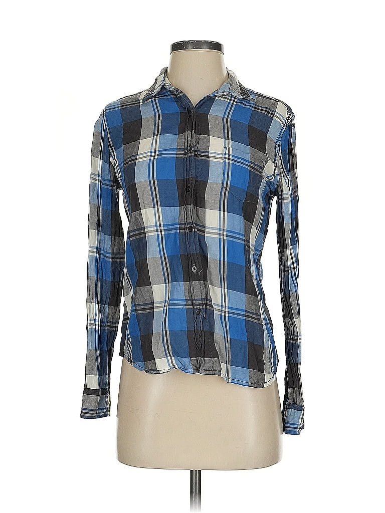 Pre-owned Polo Ralph Lauren Long Sleeve Button Down Shirt In Blue