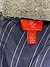 ML Monique Lhuillier Stripes Blue Jumpsuit Size 16 - photo 3