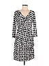 Spiegel Houndstooth Black Casual Dress Size 8 - photo 1