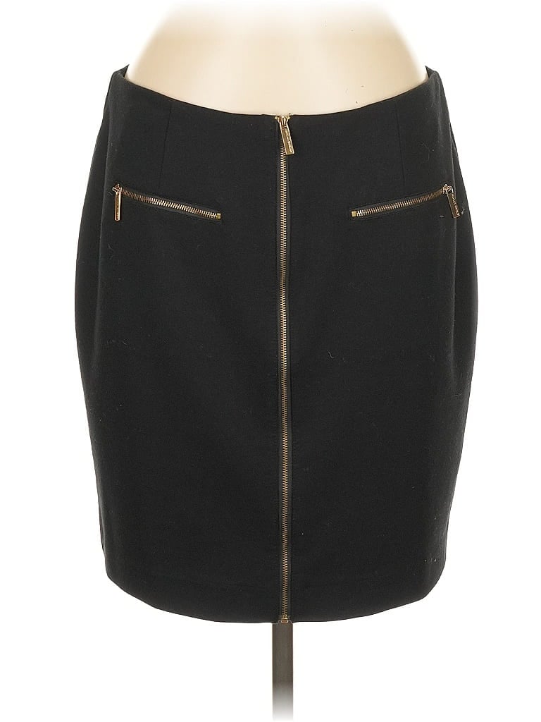 Pre-owned Adrienne Vittadini Casual Skirt In Black