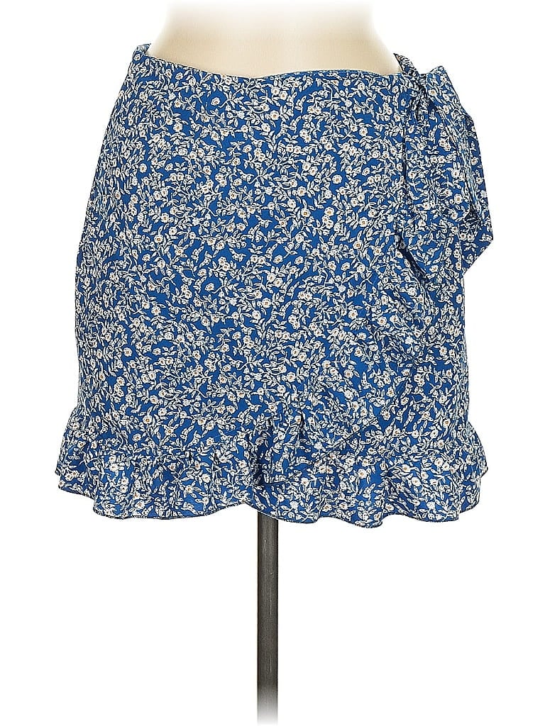 Pre-owned Unbranded Casual Skirt In Blue