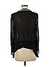 Tory Burch 100% Silk Black Long Sleeve Silk Top Size 6 - photo 2