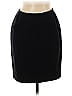 DKNY 100% Acetate Solid Black Formal Skirt Size 6 - photo 1