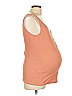 Gap - Maternity Orange Sleeveless Henley Size L - photo 4