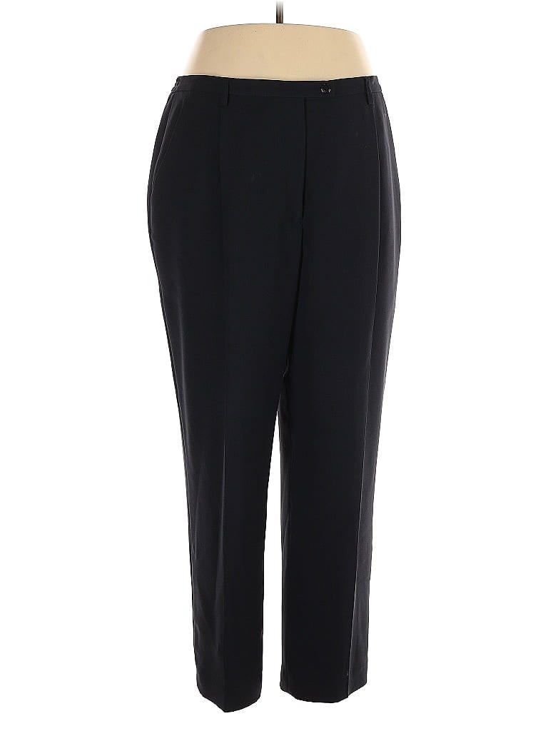 Pre-owned August Max Woman Dress Pants In Black