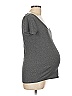 Gap - Maternity 100% Cotton Gray Short Sleeve T-Shirt Size L - photo 4
