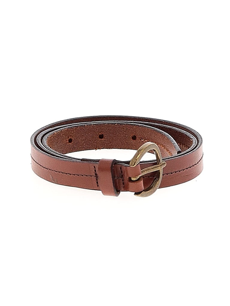 Unbranded 100% Leather Brown Leather Belt Size M - photo 1